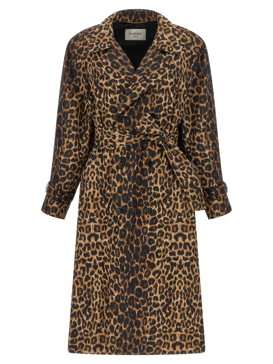 Saint Laurent Double-Breasted Trench Coat Trench e Impermeabili - Marrone | fa45cb3da9090cf527a1a683c0ee59b5ad6023a3