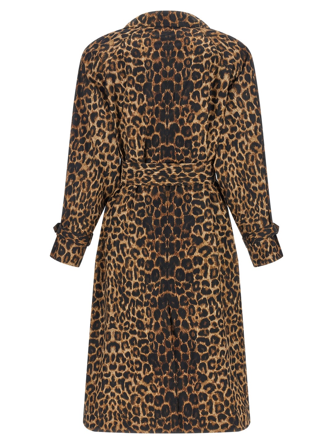 Saint Laurent Double-Breasted Trench Coat Trench e Impermeabili - Marrone | 7f6c53a334bb244664b2dade6b9ee949337bac94