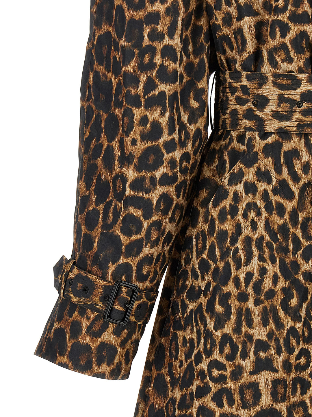 Saint Laurent Double-Breasted Trench Coat Trench e Impermeabili - Marrone | 661c6ea21f35e3c6f0a34b8a10bbe45866d1f589