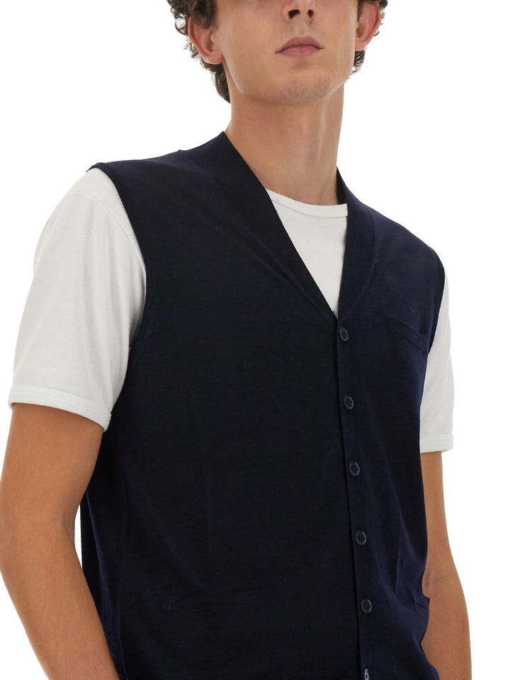 Ballantyne Gilet - Blu | Wanan Luxury