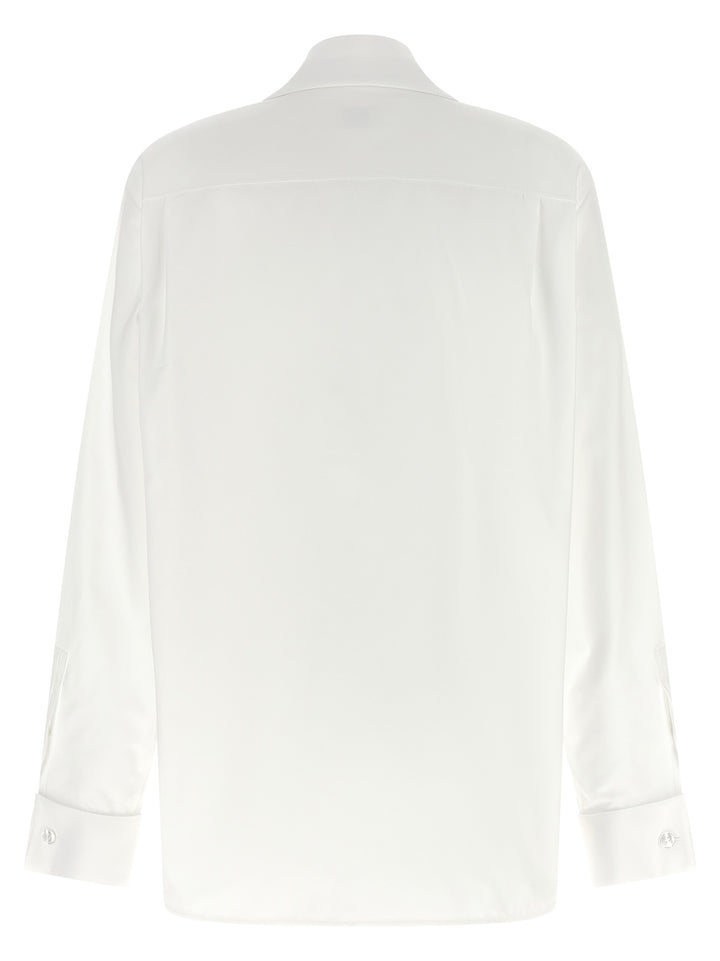 Saint Laurent Lavallière Collar Shirt Camicie - Bianco | 571f1ac60ed1fe118f35b8a405c984fc2ce8f76c