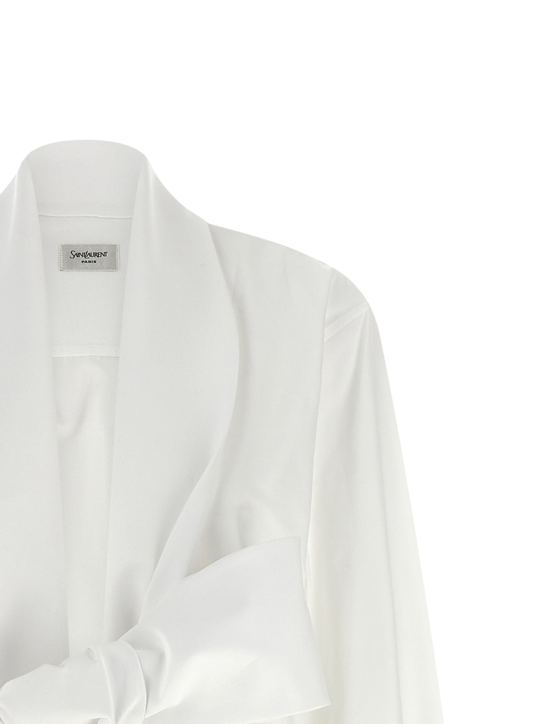 Saint Laurent Lavallière Collar Shirt Camicie - Bianco | 60b0be7ec00c3ae9b9f885ff30710bcebfb5bb83