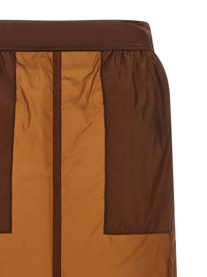 Saint Laurent Nylon Skirt Gonne - Marrone | faf4bf9d09ac99c14b525408128b249658bdc22f