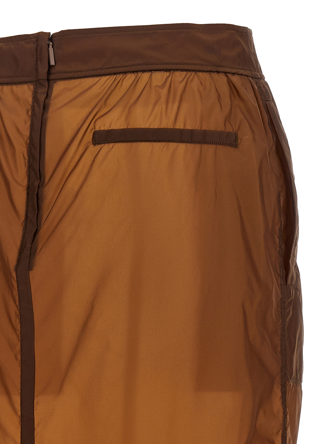 Saint Laurent Nylon Skirt Gonne - Marrone | 7af2e17de2c45831f8e5da90c9c77b1cf52fa064