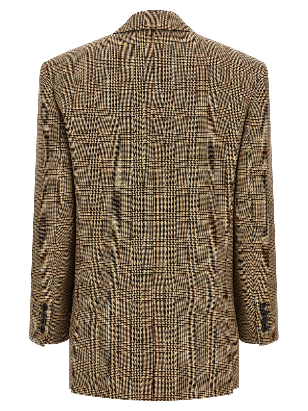 Saint Laurent Prince Of Wales Houndstooth Blazer BlazerS - Marrone | 0846a3690bf70cae96d261562a9a987ab167f868