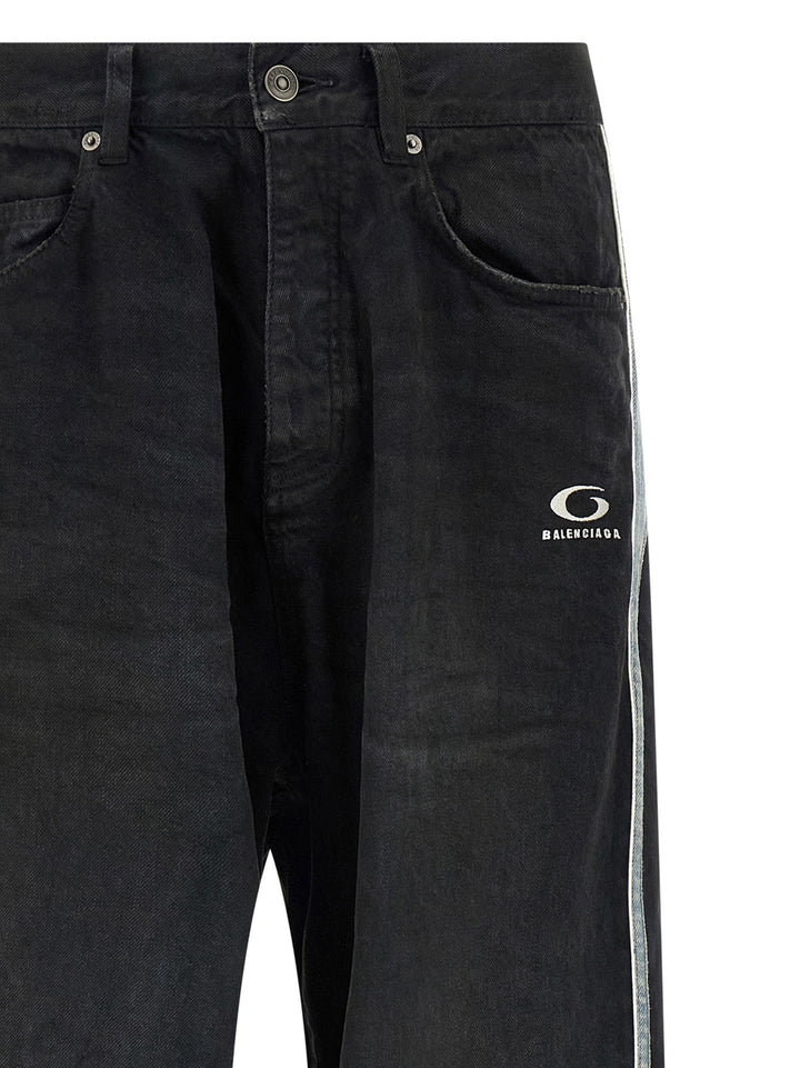 Balenciaga Japanese Twill Jeans - Nero | b0cd36844a48ea23d9b42f95d54f5bae904ef54b