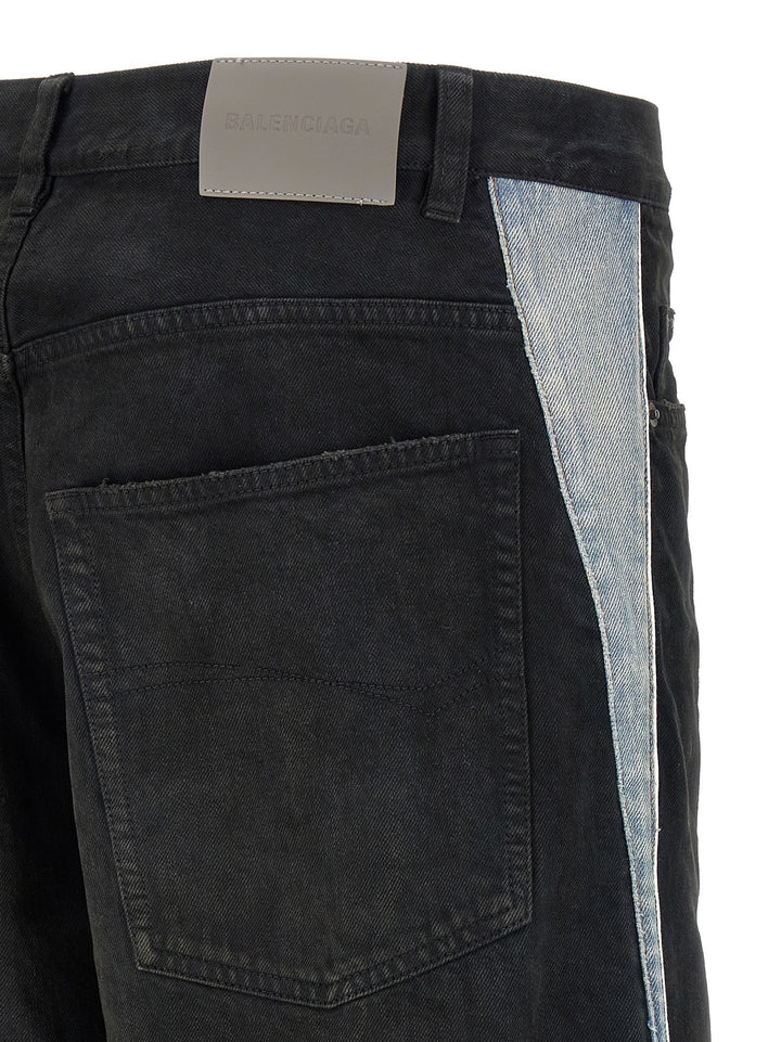 Balenciaga Japanese Twill Jeans - Nero | 161b9caa2dc9a25a5ba7820b962bea9232e006e5