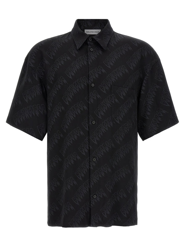 Logo Shirt Camicie Nero