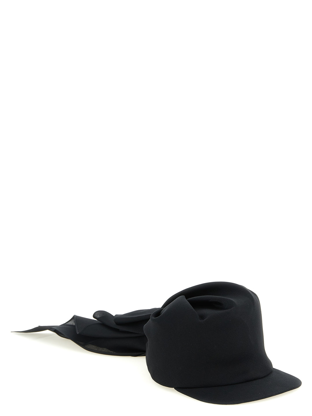 Balenciaga Silk Cap Cappelli - Nero | 0d04147d088d02c424fcf729a20fbac2aea28b40