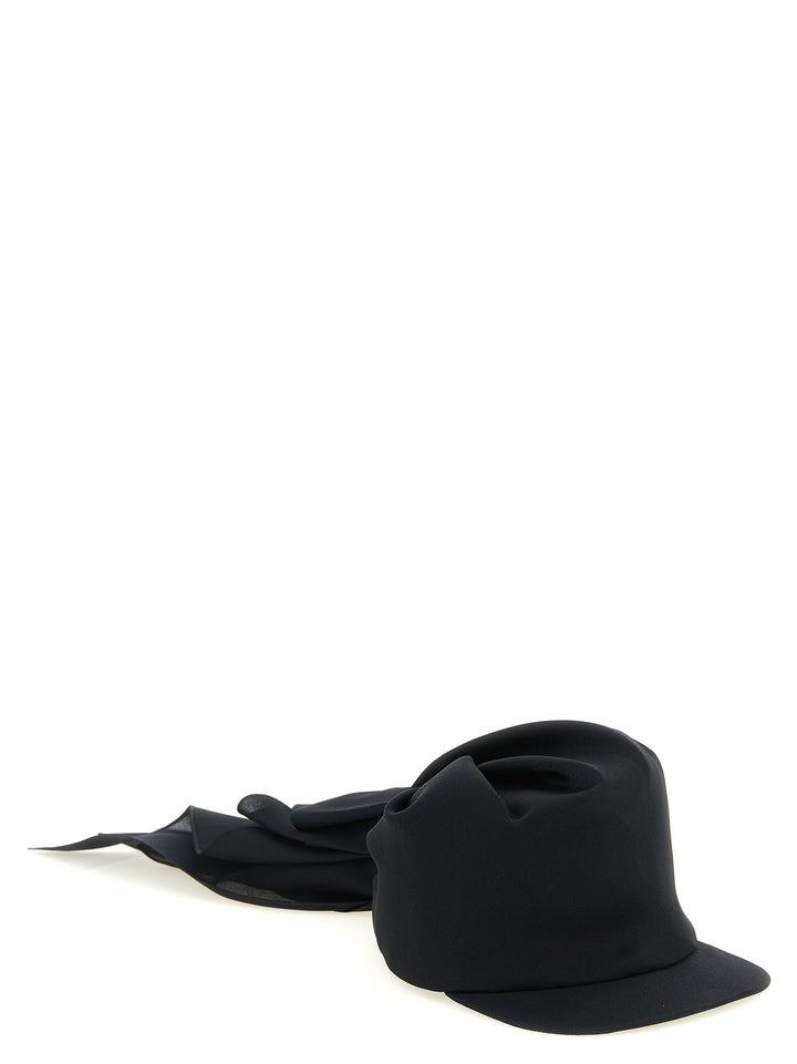 Balenciaga Silk Cap Cappelli - Nero | 0d04147d088d02c424fcf729a20fbac2aea28b40
