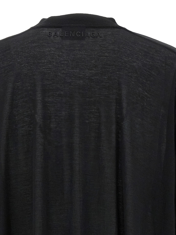 Balenciaga Short Train T shirt - Nero | b4658422aadae8fd7d357d82067ac67fdb2d2e57