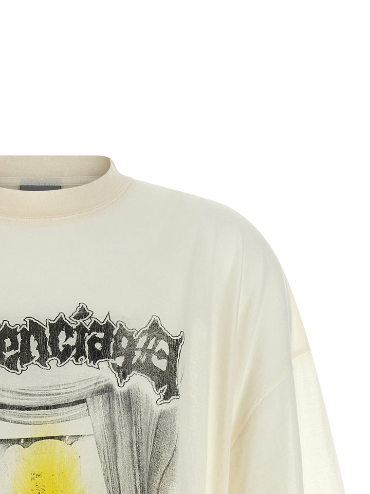 Balenciaga Shaped Salon De Couture T shirt - Bianco | babfd7a60fcc89f4bbd16693d57a1661e9ed0582