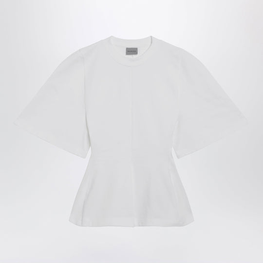 Shaped T-Shirt In Heavy Cotton Jersey In White