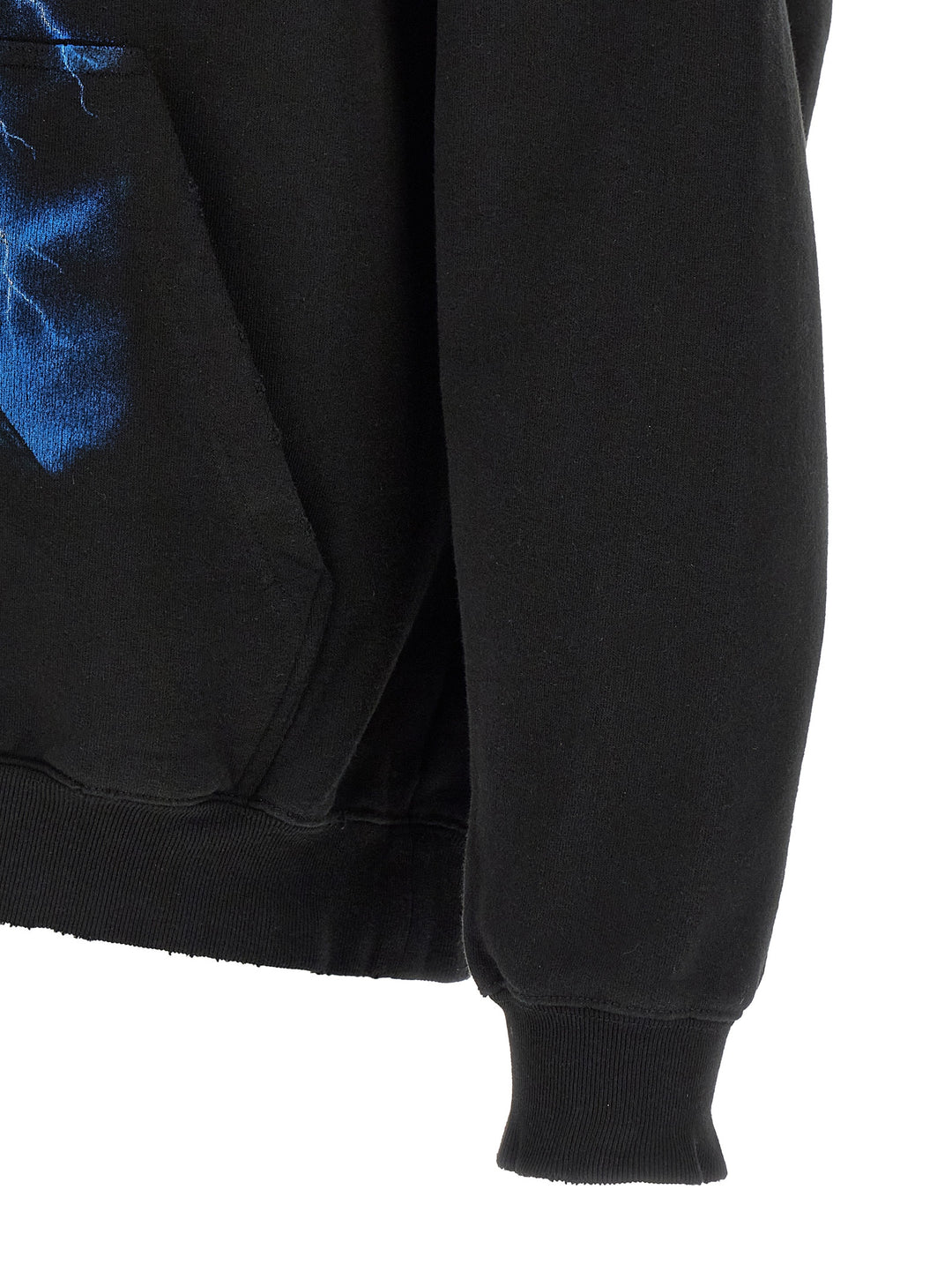 Balenciaga Paris Thunderstorm Felpe - Nero | 60678b841f3fc733a7d6ed3556ae7098ad8db992
