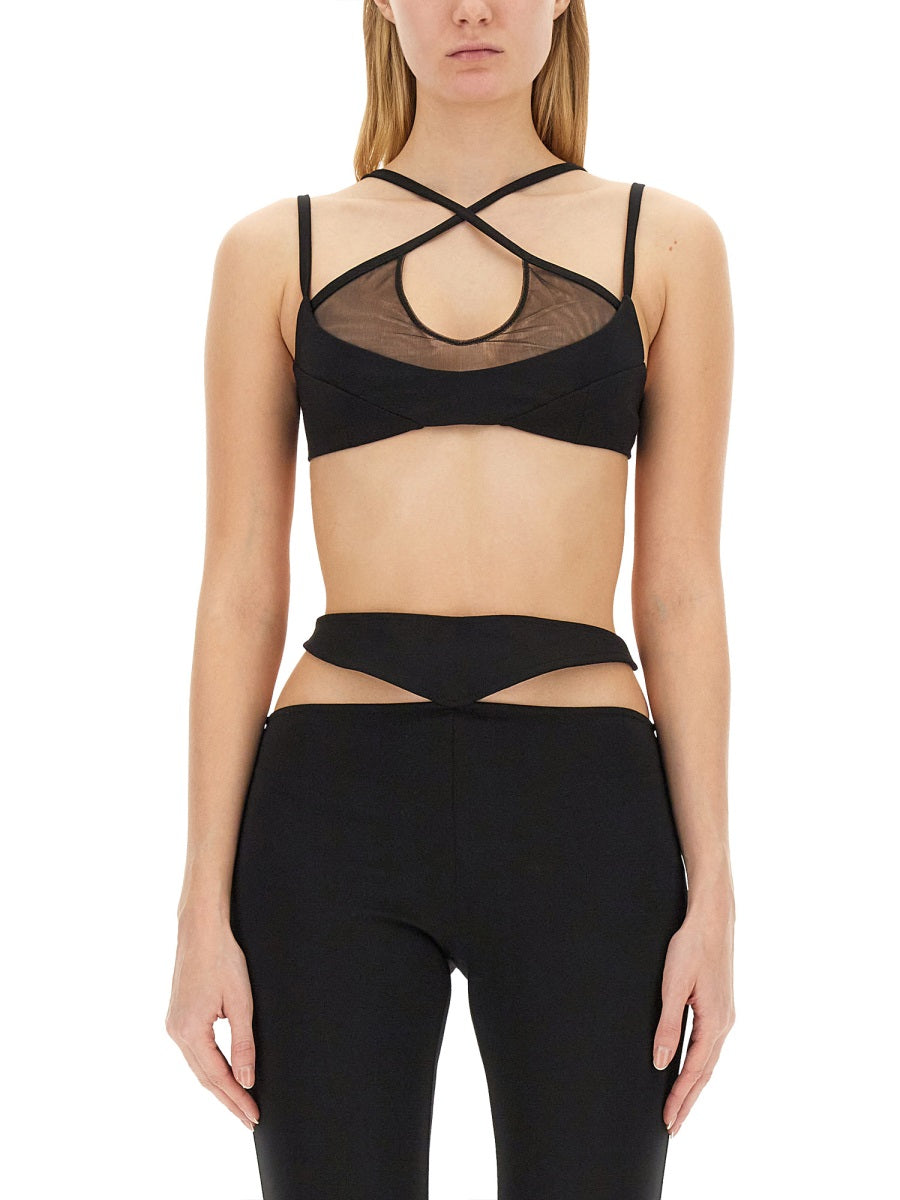 The Attico Top - Nero | Wanan Luxury