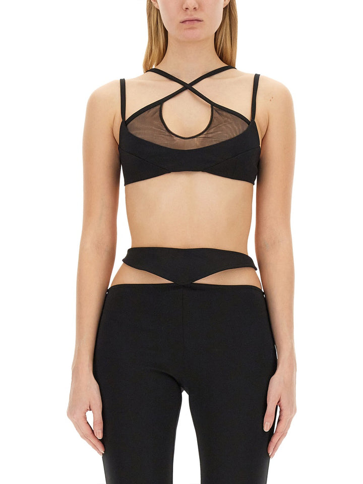 The Attico Top - Nero | Wanan Luxury