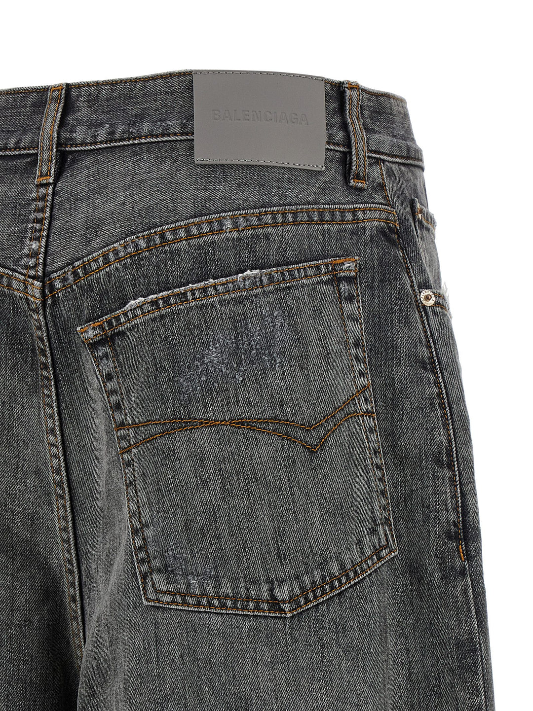 Balenciaga Low Crotch Baggy Jeans - Grigio | e7a6c06ae8bd4cca08b752752ffc785cea85e3fc