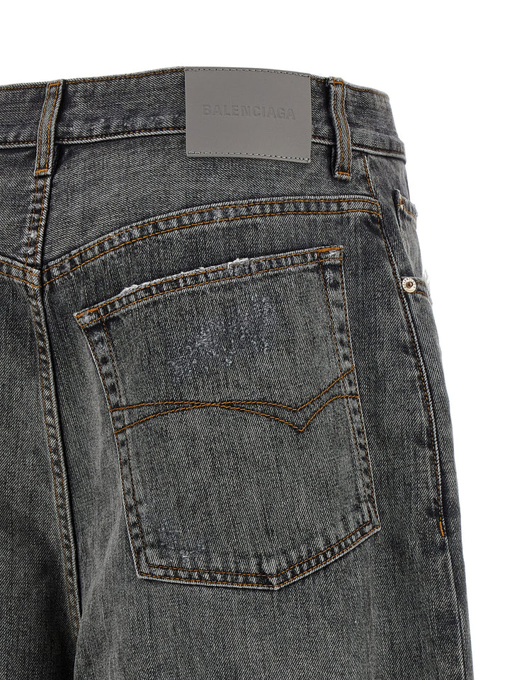 Balenciaga Low Crotch Baggy Jeans - Grigio | e7a6c06ae8bd4cca08b752752ffc785cea85e3fc