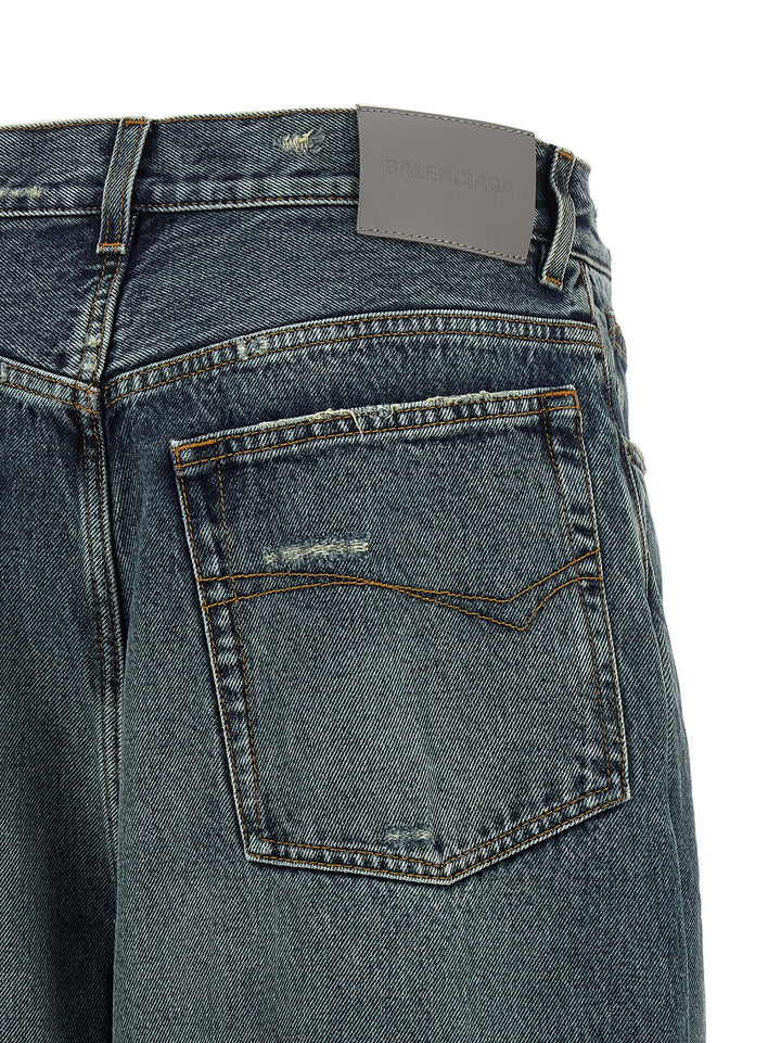 Balenciaga Baggy Jeans - Blu | 5864d52bfc23787c19103b5658d591783e78f9b4