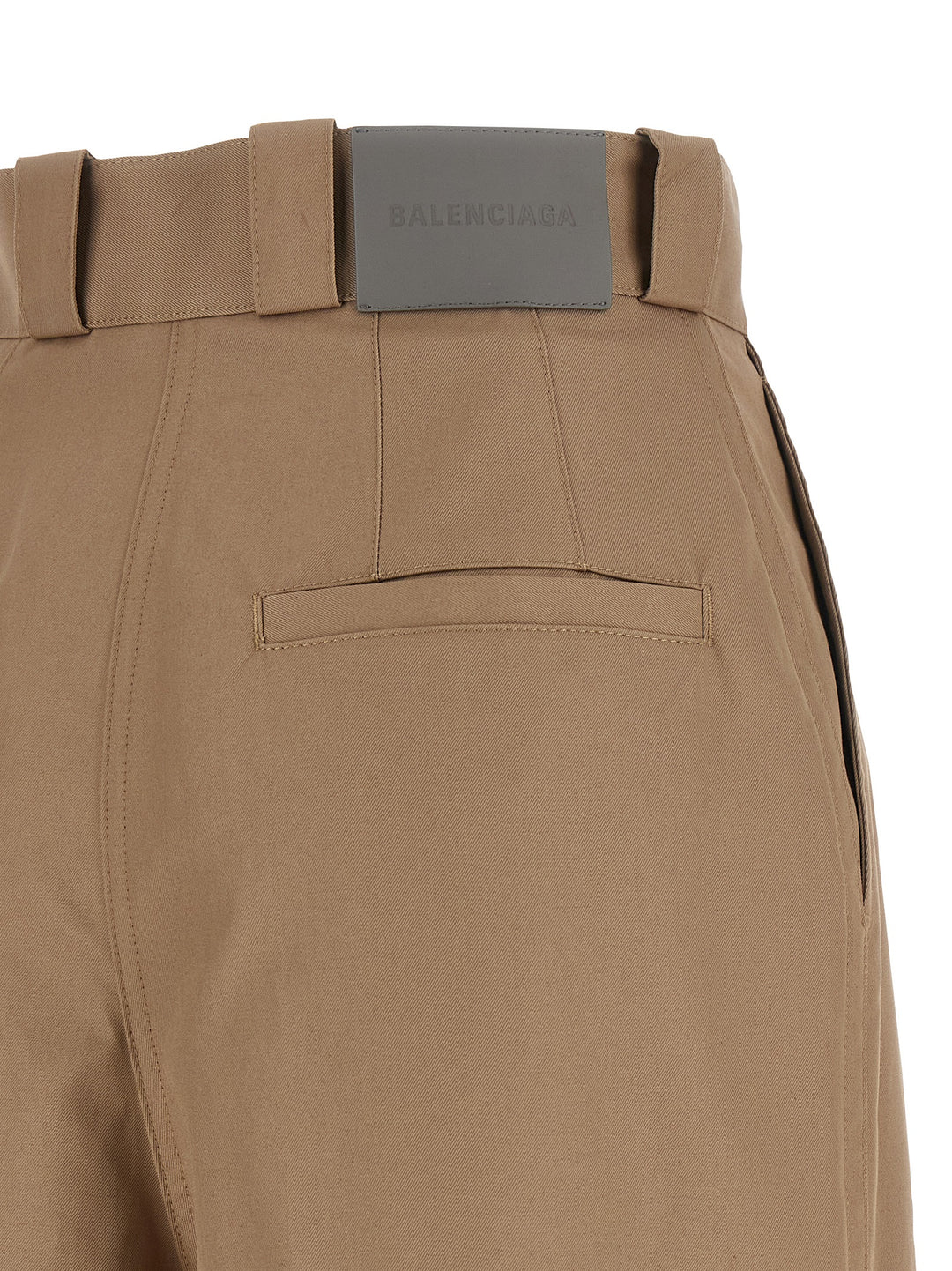Balenciaga High Waist Pantaloni - Beige | 721b68da241b2b1d6c4e13da14283f7fc6afc18e