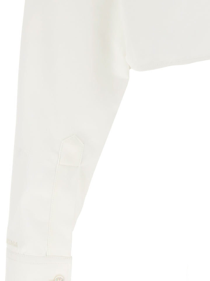 Balenciaga Cropped Shirt Camicie - Bianco | b60f0fc0e8d6c8b9671002d0dfdb544daf35e188