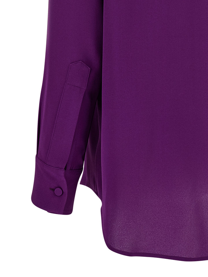 Balenciaga Shirt With Scarf Camicie - Viola | c6f904dd6d2a18756c6be168c1d5f345b440bf59
