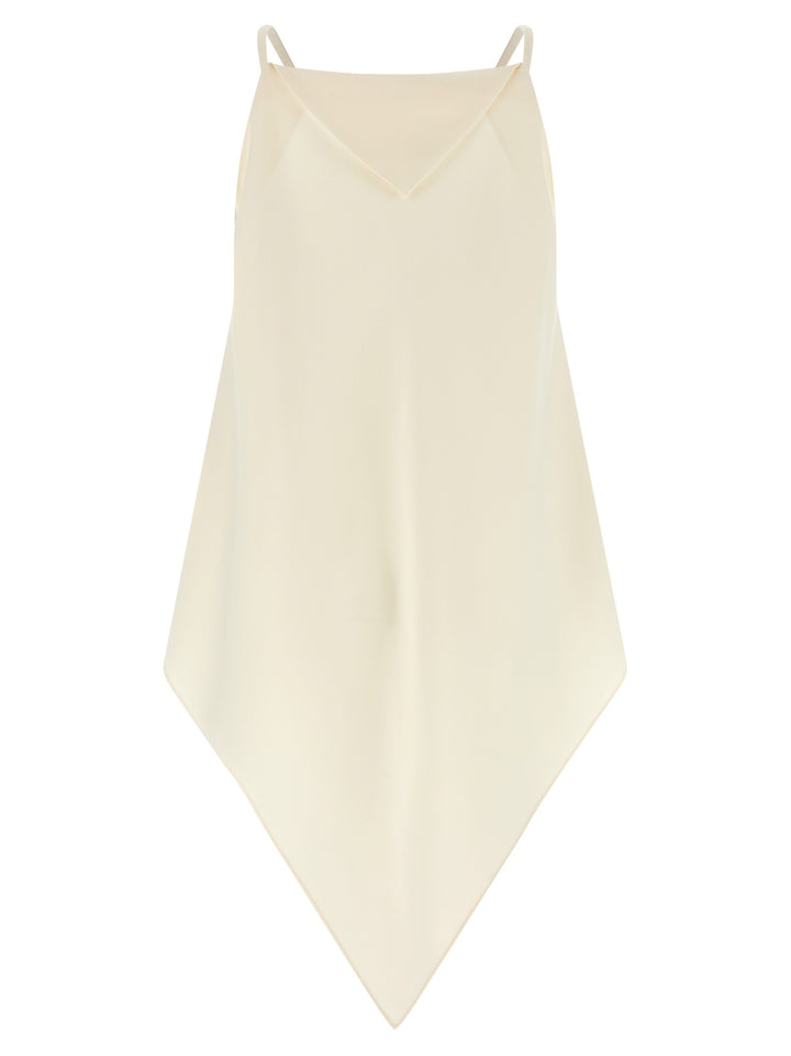 Balenciaga A Sciarpa Top - Bianco | 31d9675195fcf18e61df9d3c39b8120865a82161