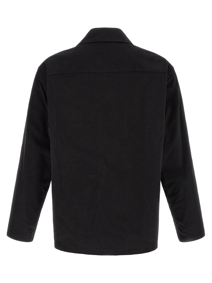 Saint Laurent Cotton Overshirt Camicie - Nero | cf7393bb62e16cc910f3600c9fe653a8dc205db4
