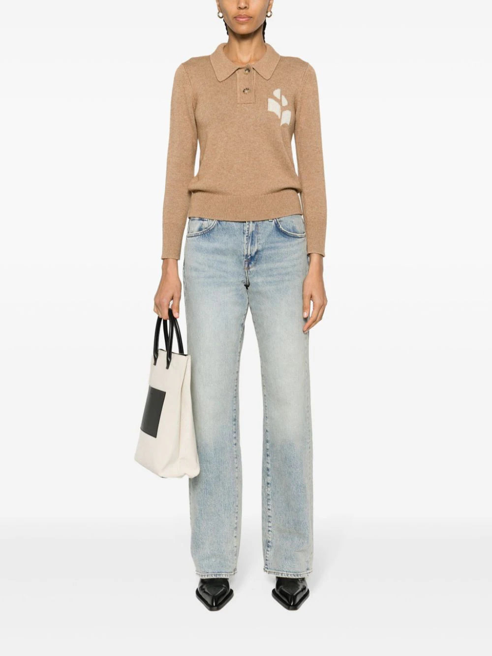 Marant ÉToile Polo neck - Marrone | 16d992718ba67d943f1d516168e8db3fd329607c