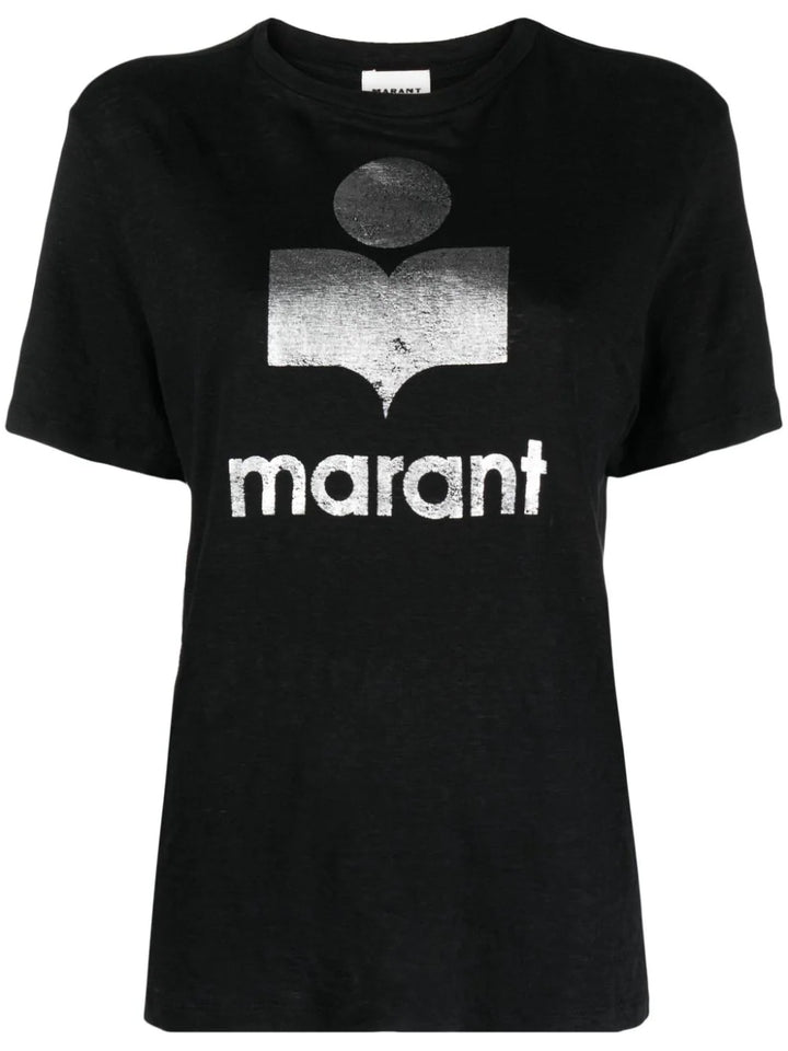 Marant ÉToile T-shirts - Nero | 639fe027e8a829a0a13c263884f6faa6747d7d62