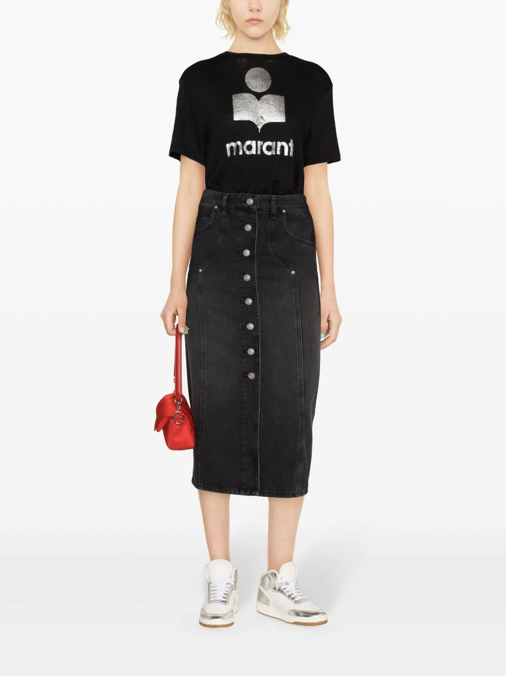 Marant ÉToile T-shirts - Nero | c17fb5bbd38ad46bd827d76823b1c05b7a583ea1