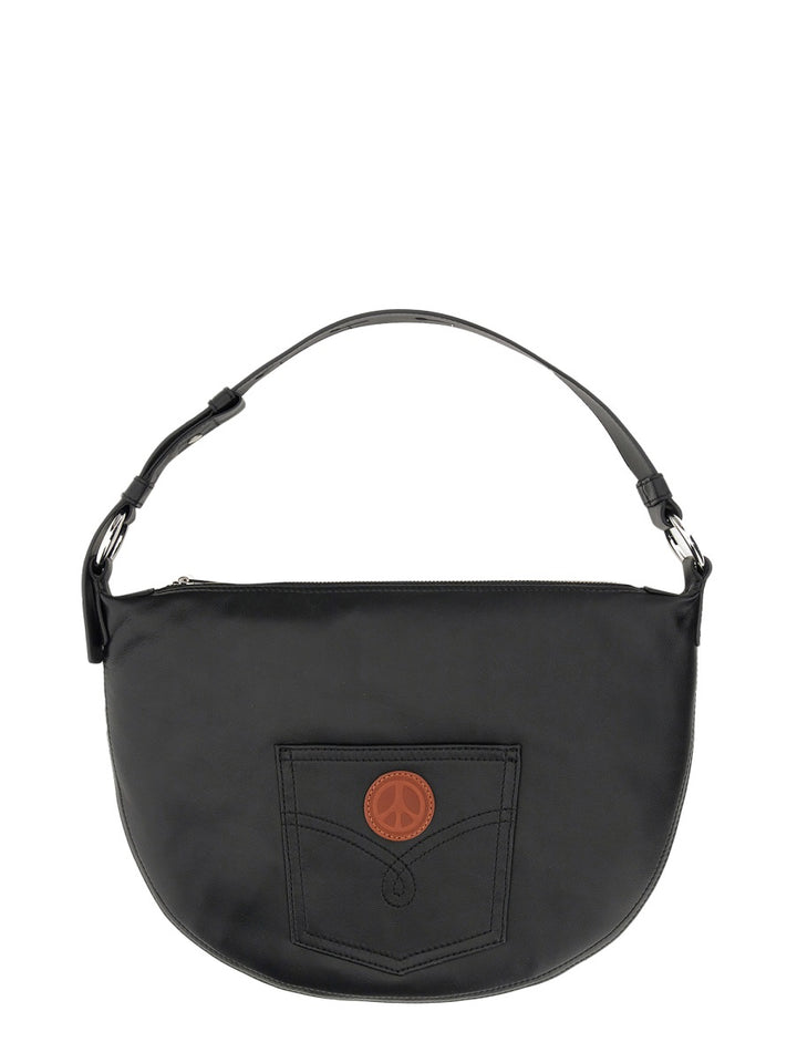 Moschino Jeans Borse a Spalla e Tracolla - Black | 52441e624a5a30c913c81e84c50243bdeec48801