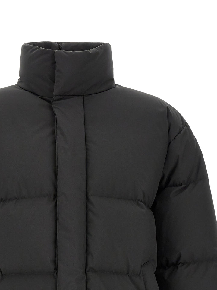 Saint Laurent High Neck Down Jacket Puffer Jackets - Nero | 48cf32533e82c6d98eaa7cada003f9a5b0a84002