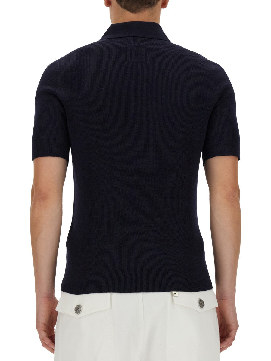 Balmain Polo - Blu | Wanan Luxury