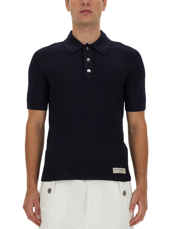 Balmain Polo - Blu | Wanan Luxury