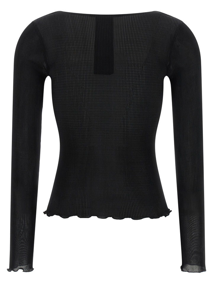 Saint Laurent Cassandre Top - Nero | 9c7039724c7c65de7fc82f5be2811e37d6e2d15c