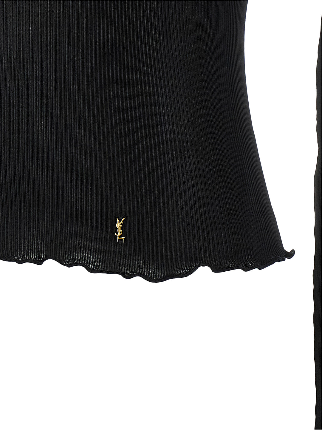 Saint Laurent Cassandre Top - Nero | 842742a273461f740016639756fd922de8fa02c9