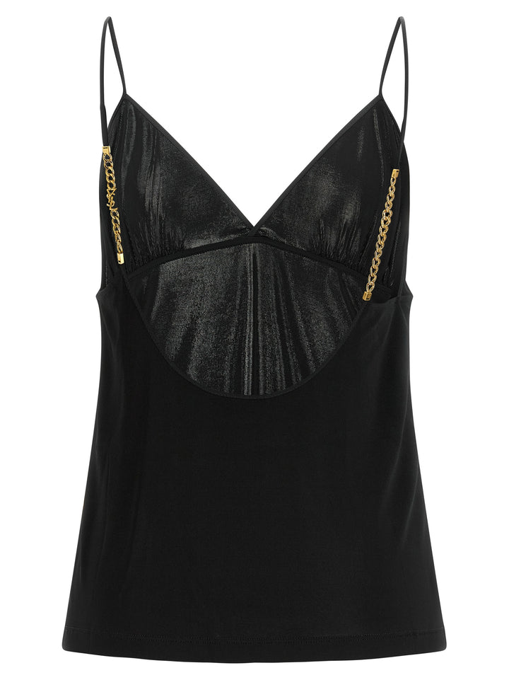 Saint Laurent Cassandre Top - Nero | bcb51103a2bbb67627035aeffe6af96ded9ed5bd