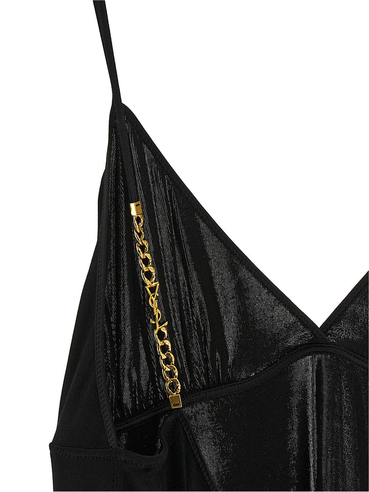 Saint Laurent Cassandre Top - Nero | d30a70721ad1ee5feb8db9ddd25d1f1aa99392b1