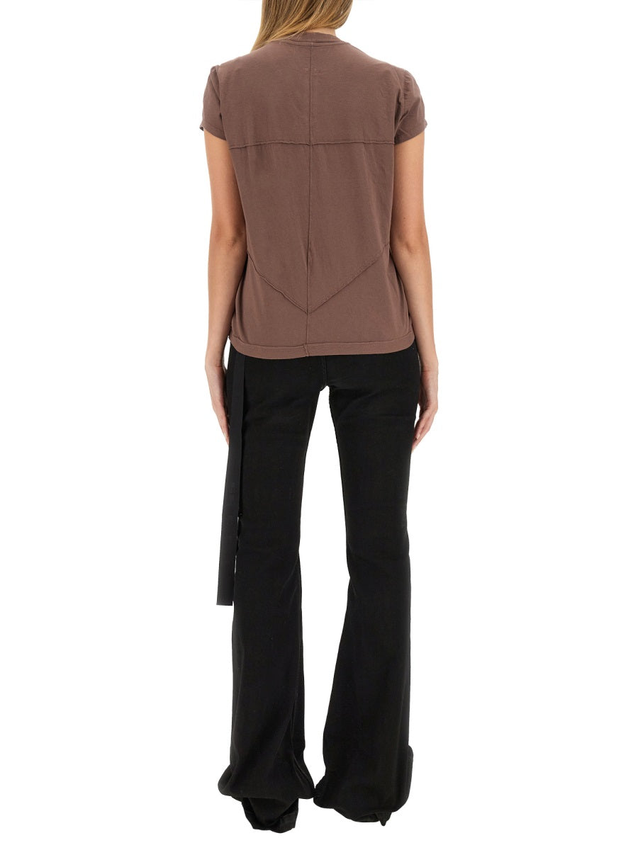 Rick Owens x Drkshdw T shirt - Marrone | Wanan Luxury
