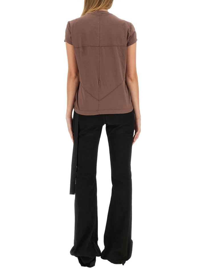 Rick Owens x Drkshdw T shirt - Marrone | Wanan Luxury