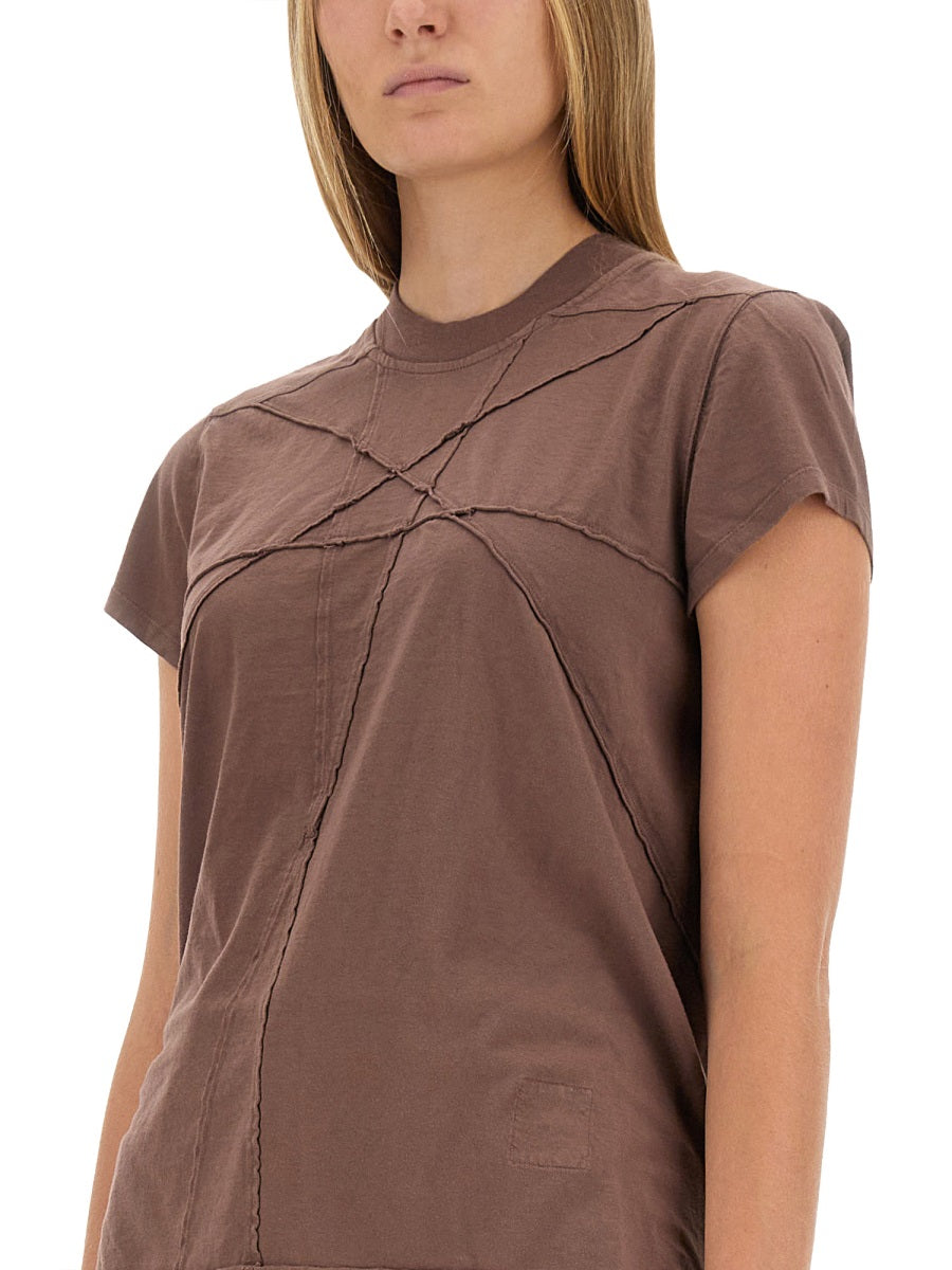Rick Owens x Drkshdw T shirt - Marrone | Wanan Luxury