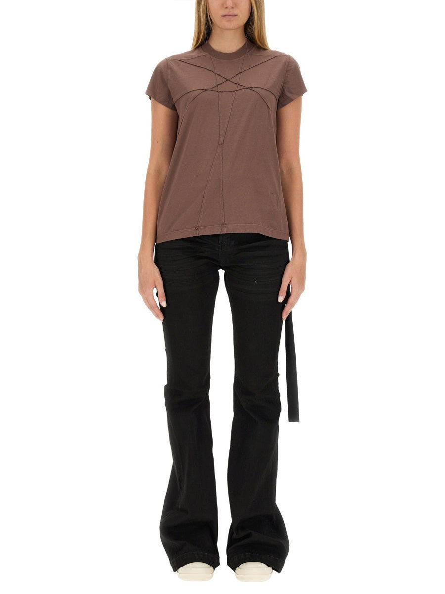 Rick Owens x Drkshdw T shirt - Marrone | Wanan Luxury