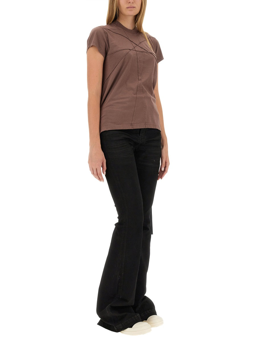 Rick Owens x Drkshdw T shirt - Marrone | Wanan Luxury