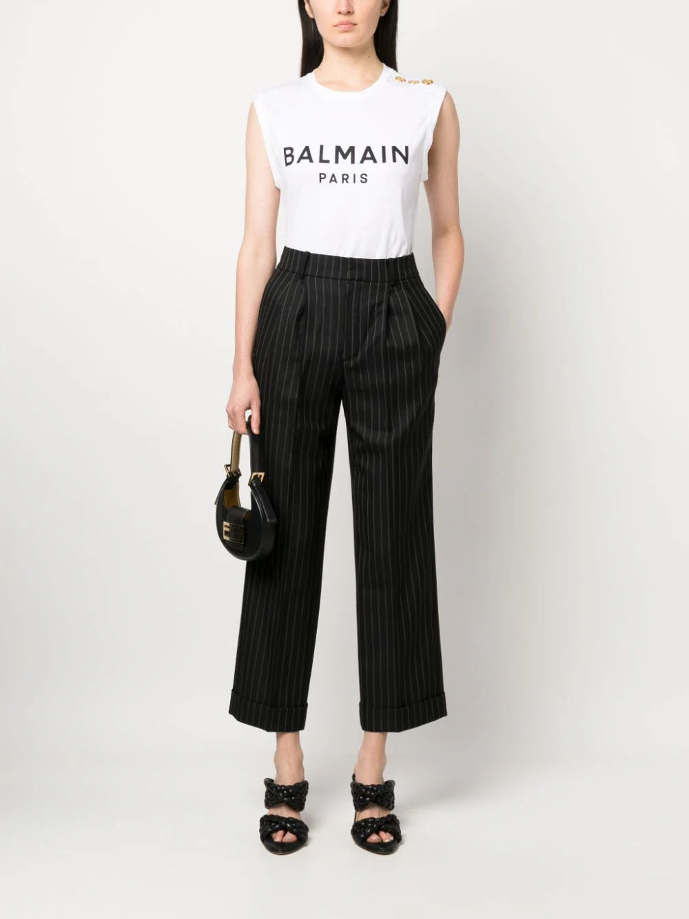 Balmain Top - Bianco | 67cb63e416a9cee560bd05a340e22ee121410de1