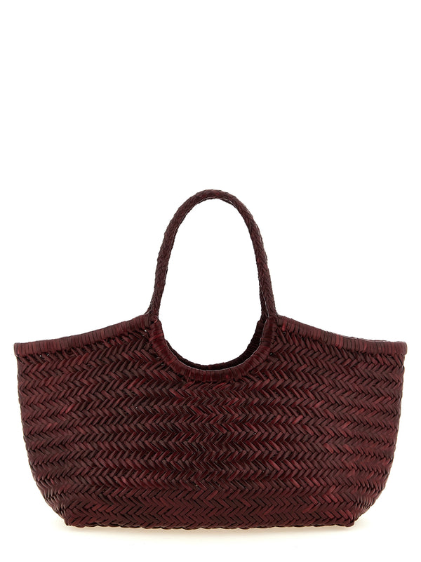 Nantucket Basket Big Borse A Spalla E Tracolla Bordeaux