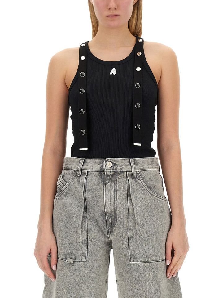 The Attico Top - Nero | Wanan Luxury