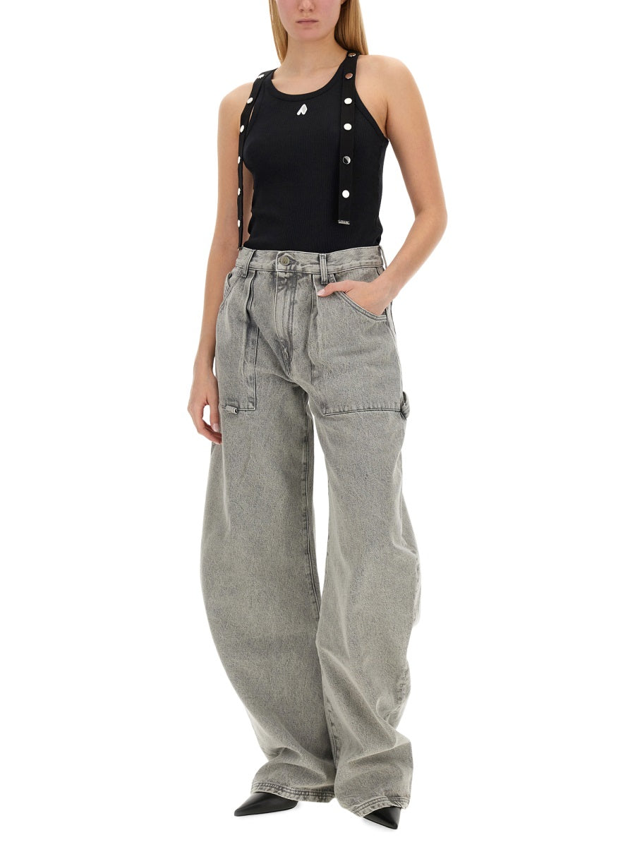 The Attico Top - Nero | Wanan Luxury