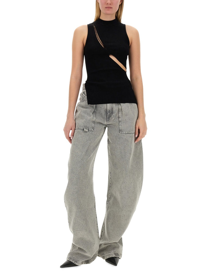 The Attico Top - Nero | Wanan Luxury