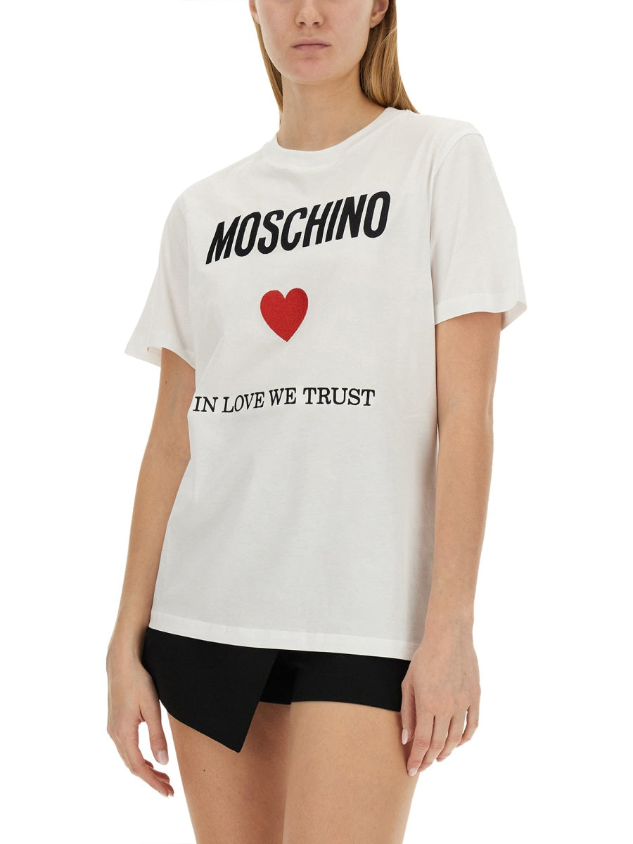 Moschino T shirt - Bianco | Wanan Luxury